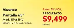 El Bodegón Hisense Pantalla 65" oferta