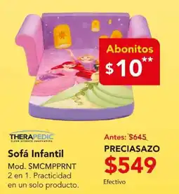 El Bodegón Therapedic Sofá Infantil oferta