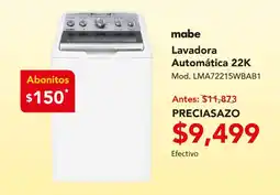 El Bodegón mabe lavadora automática 22k oferta