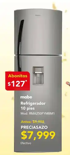 El Bodegón Mabe refrigerador oferta