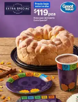 Walmart Rosca pan de muerto extra special oferta