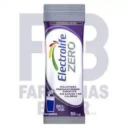 Farmacias Bazar ELECTROLIFE ZERO POLVO UVA PIEZA oferta