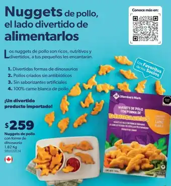 Sam's Club Nuggets de Pollo 1,82kg oferta