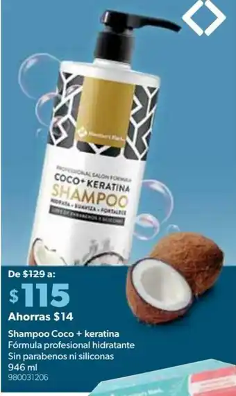 Sam's Club Shampoo Coco+ Karatina 946ml oferta