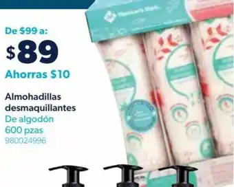 Almohadillas Desmaquillantes 600pzas