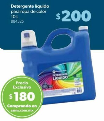 Detergente Líquido para Ropa de Color 10L