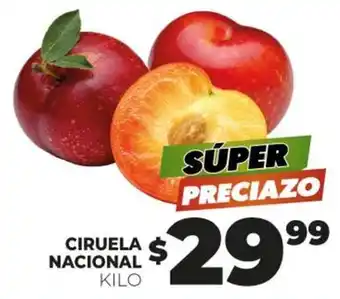 Merco Ciruela nacional oferta