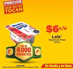 Bodega Aurrerá Lala - yogurt de fresa oferta