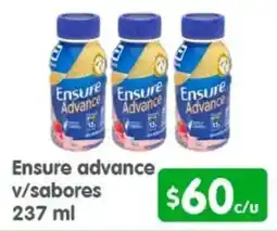 Arteli ensure advance v/sabores oferta