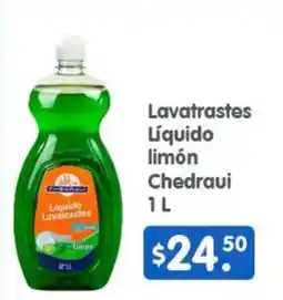 Arteli Chedraui Lavatrastes Líquido limón oferta