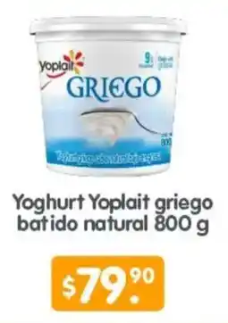 Arteli Yoplait Yoghurt Yoplait griego batido natural oferta