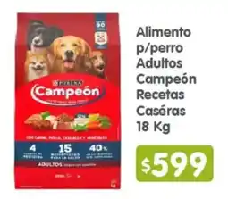 Arteli Purena Campeón Alimento p/perro Adultos Campeón Recetas Caseras oferta