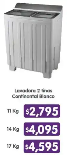 Arteli Continental Lavadora 2 tin oferta