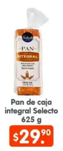 Arteli Selecto pan de caja integral oferta