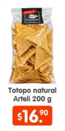 Arteli Totopo natural Arteli oferta