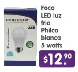 Arteli Philco foco led luz fria blanca oferta