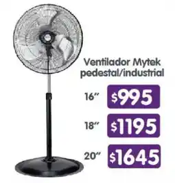 Arteli Mytek Ventilador pedestal/industrial oferta
