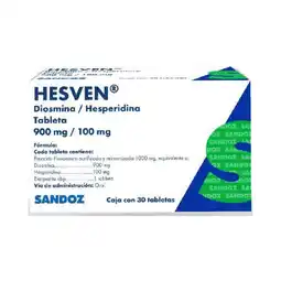 Farmacias Benavides 900 mg Diosmina/100 mg Hesperidina oferta