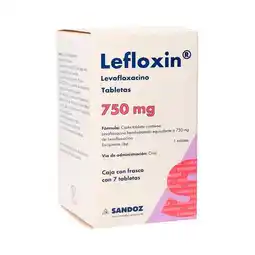Farmacias Benavides 750 mg Levofloxacino oferta