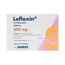 Farmacias Benavides 500 mg Levofloxacino oferta