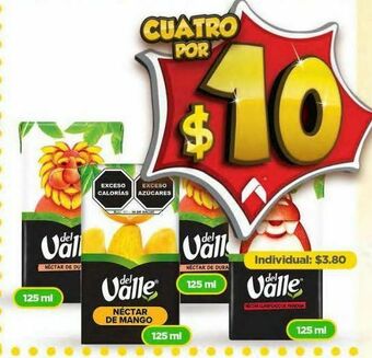Bodega Aurrerá Jugos del valle oferta