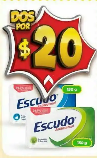 Bodega Aurrerá Jabón escudo oferta