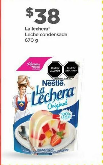 Bodega Aurrerá Leche condensada la lechera 670g oferta
