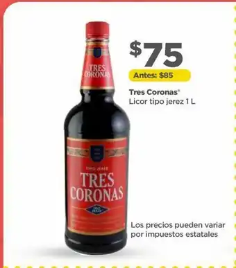 Licor tipo jerez 1l tres coronas