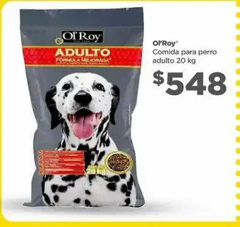 Bodega Aurrerá Comida para perros adulto ol'roy 20kg oferta