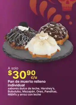 Soriana Mercado Solo - pan de muerto relleno individual oferta