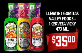 Vicky Gomitas Valley Foods + Cerveza Vicky