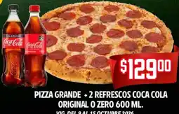 Soriana Mercado Coca Cola Pizza Grande oferta