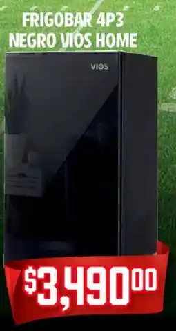 Soriana Mercado Vios frigobar 4p3 negro oferta