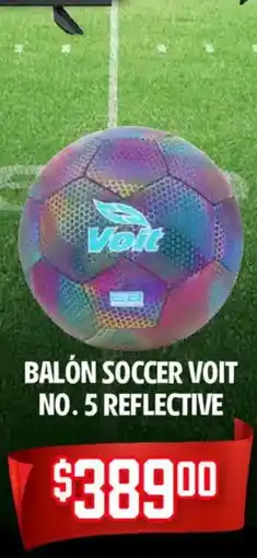 Soriana Mercado Voit balón soccer voit no. 5 reflective oferta