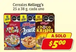 Soriana Express Cereales Kellogg's oferta