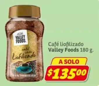 Soriana Express Valley Foods Café Liofilizado oferta