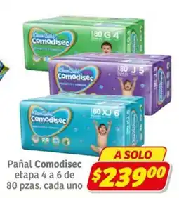 Soriana Express Pañal Comodisec oferta