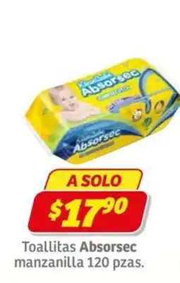 Soriana Express Toallitas Absorsec manzanilla oferta