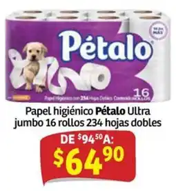 Soriana Mercado Pétalo Ultra oferta
