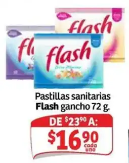 Soriana Mercado Flash pastillas sanitarias gancho oferta