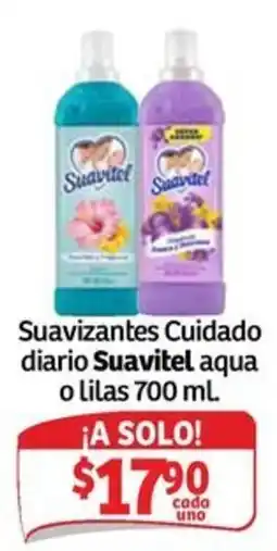 Soriana Mercado Suavitel Suavizantes Cuidado diario aqua o lila oferta