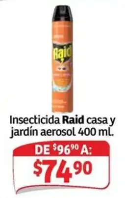 Soriana Mercado Raid insecticida casa y jardín oferta