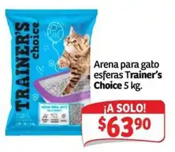 Soriana Mercado Trainer's choice Arena para gato esferas oferta