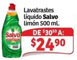 Soriana Mercado Salvo lavatrastes líquido limón oferta