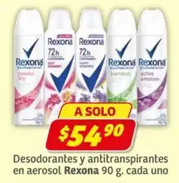 Soriana Express Rexona desodorantes y antitranspirantes oferta