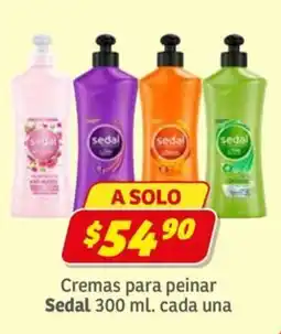 Soriana Express Sedal cremas para peinar oferta