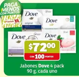 Soriana Express Dove Jabones 4 pack oferta