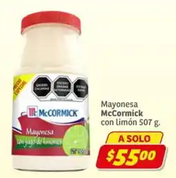 Soriana Express McCormick Mayonesa con limón oferta