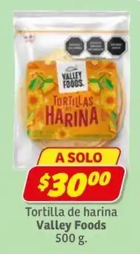 Valley Foods tortilla de harina