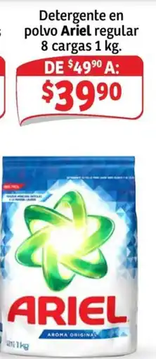 Soriana Mercado Detergente en polvo Ariel regular oferta